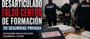 Desarticulada una red de formación fraudulenta en seguridad privada y estado del caso en 2026 imagen de captura de una red de formación fraudulenta