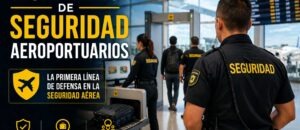 Vigilantes de seguridad aeroportuarios: el pilar estratégico de la movilidad segura en 2026 imagen de poratda ilustrativa delos vigilantes de seguridad aeroportuarios