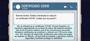Aparecen certificaciones falsas de COVID-19: un riesgo sanitario y legal certificacione- falsas
