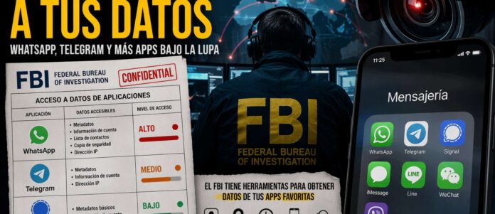 imagen representativa de la noticia sobre el control del fbi de las redes de mensajeria