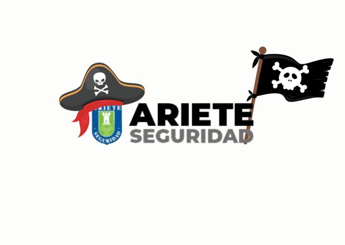 LOGO ARIETE SEGURIDAD PIRATA