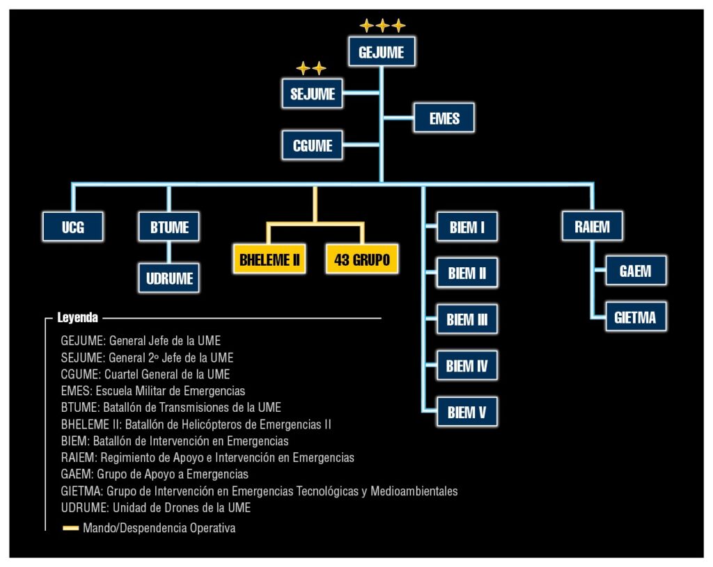 ESTRUCTURA JERÁRQUICA UME