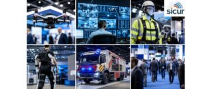 SICUR: 25 ediciones del salón que convirtió a Madrid en la capital de la seguridad integral Pabellón ferial repleto de profesionales visitando stands de tecnología de seguridad sicur 2026