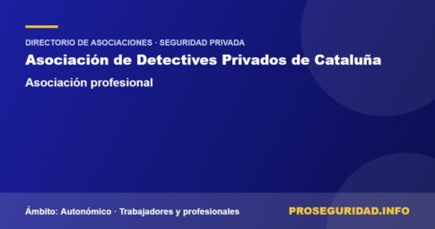 ADPC (Asociación de Detectives Privados de Cataluña) – ficha de la asociación en el Directorio de asociaciones de seguridad privada de Proseguridad.info